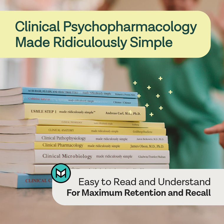 Clinical Psychopharmacology Made Ridiculously Simple — back cover