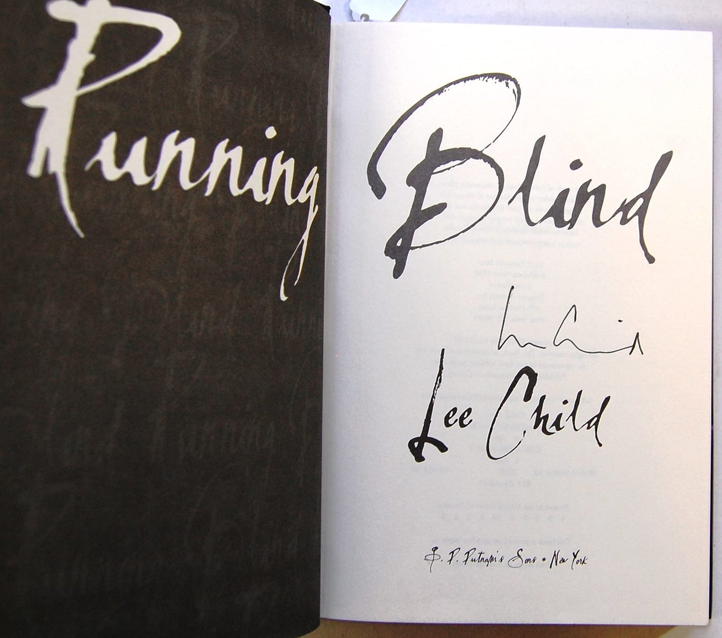 Running Blind by Lee Child