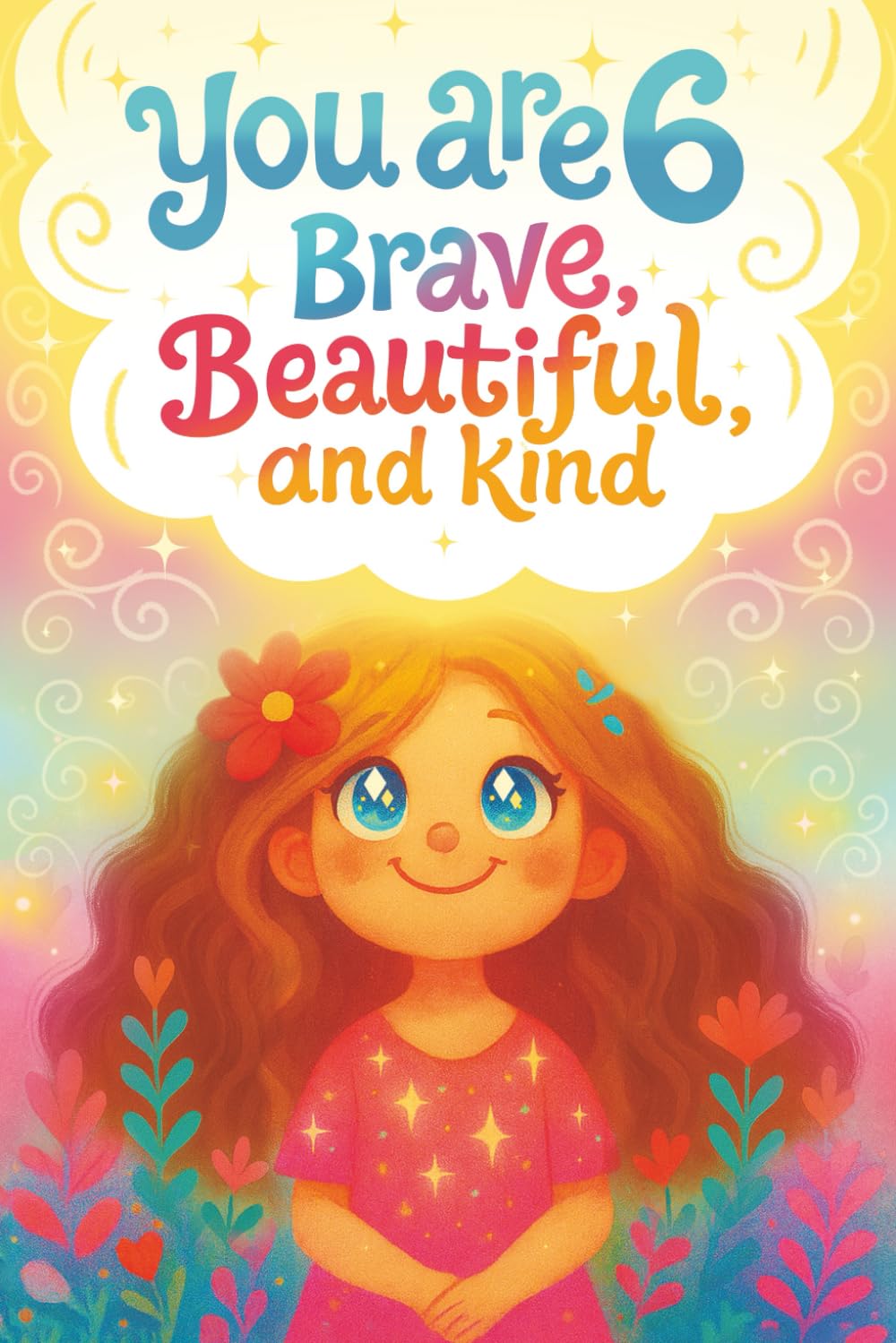 You Are 6 Brave, Beautiful & Kind!: Inspiring Stories, Affirmations and Coloring Pages for an Amazing 6 Year Old Girl Birthday Gift