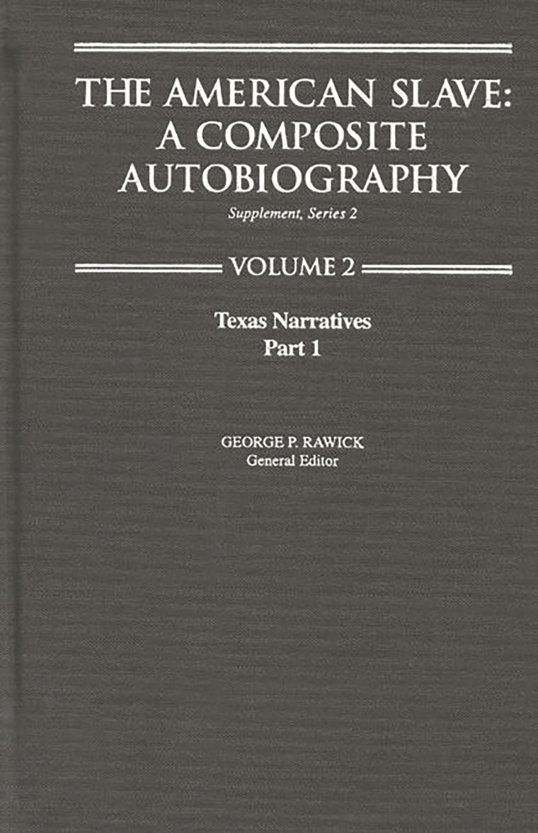 The American Slave: Vol. 2 Part 1