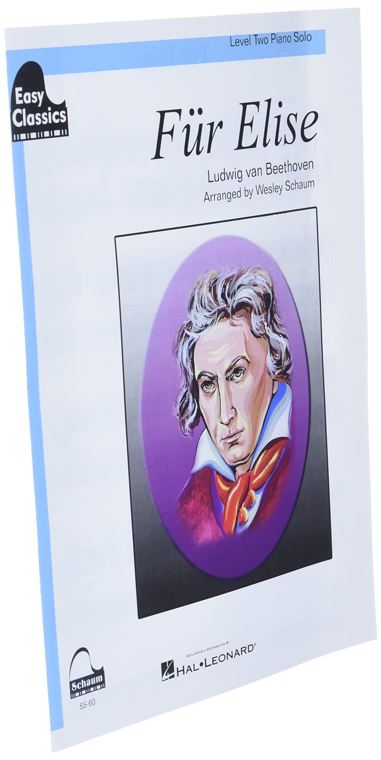 Fur Elise: Schaum Easy Classics Level 2 Piano Solo Sheet (Schaum Publications Sheet Solo)