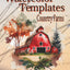 Watercolor Templates - Country Farms Vol 2: Farm & Barn Templates for Beginners and Artists - Watercolor, Acrylic, or Mixed Media