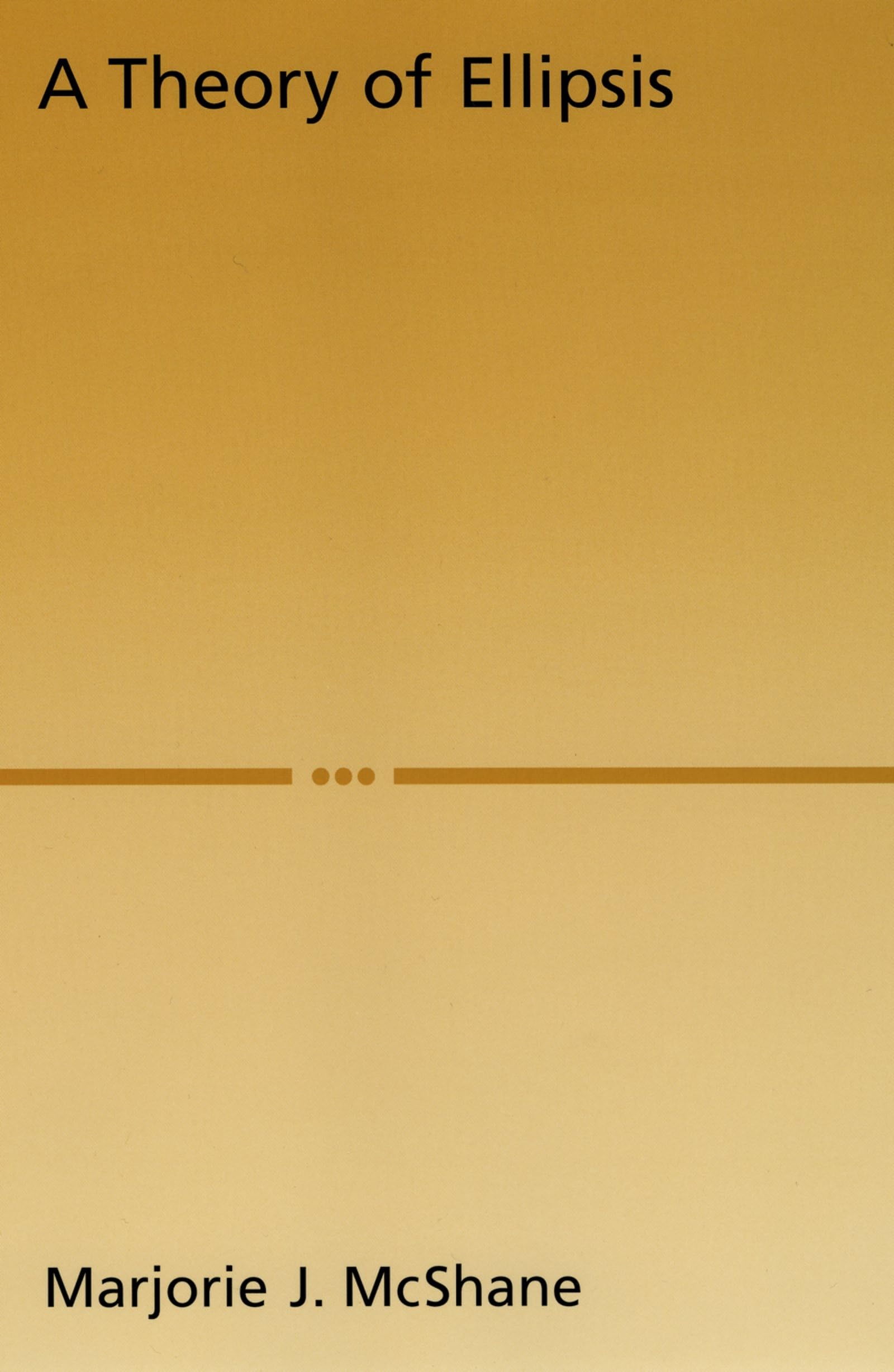 A Theory of Ellipsis