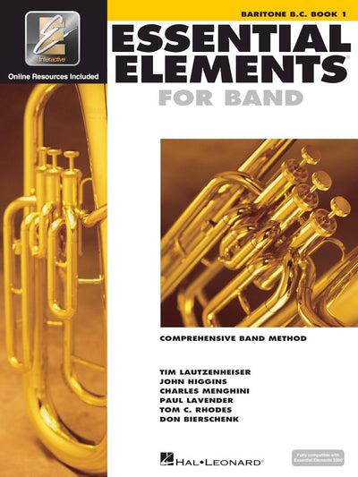 Essential Elements for Band - Baritone B.C. Book 1 with EEi Online Access  Beginner Baritone Method and Sheet Music for Students and Teachers  Learn Tone, Rhythm, and Technique