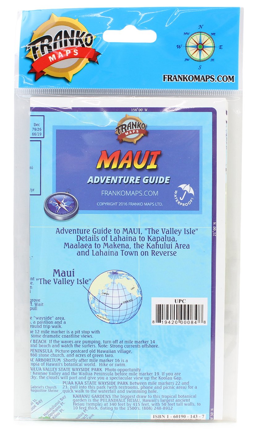 Franko's Maui Guide Map