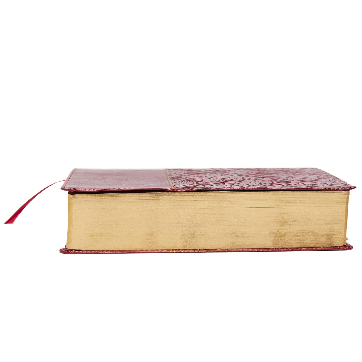 NKJV Study Bible, Leathersoft, Red, Full-Color, Comfort Prin
