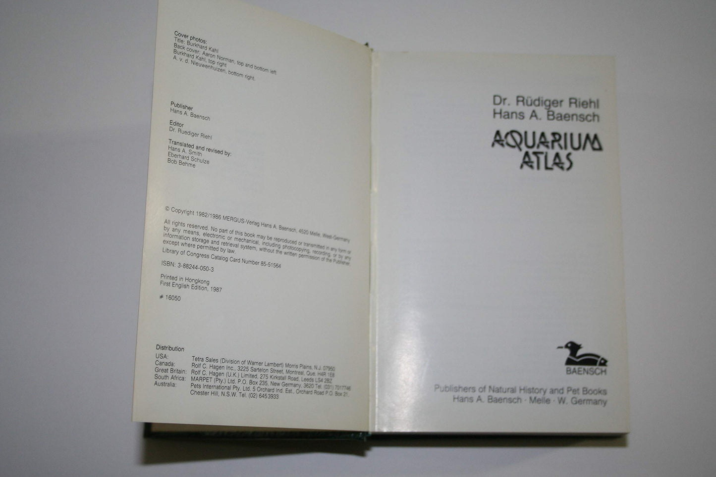 Aquarium Atlas, Vol. 1