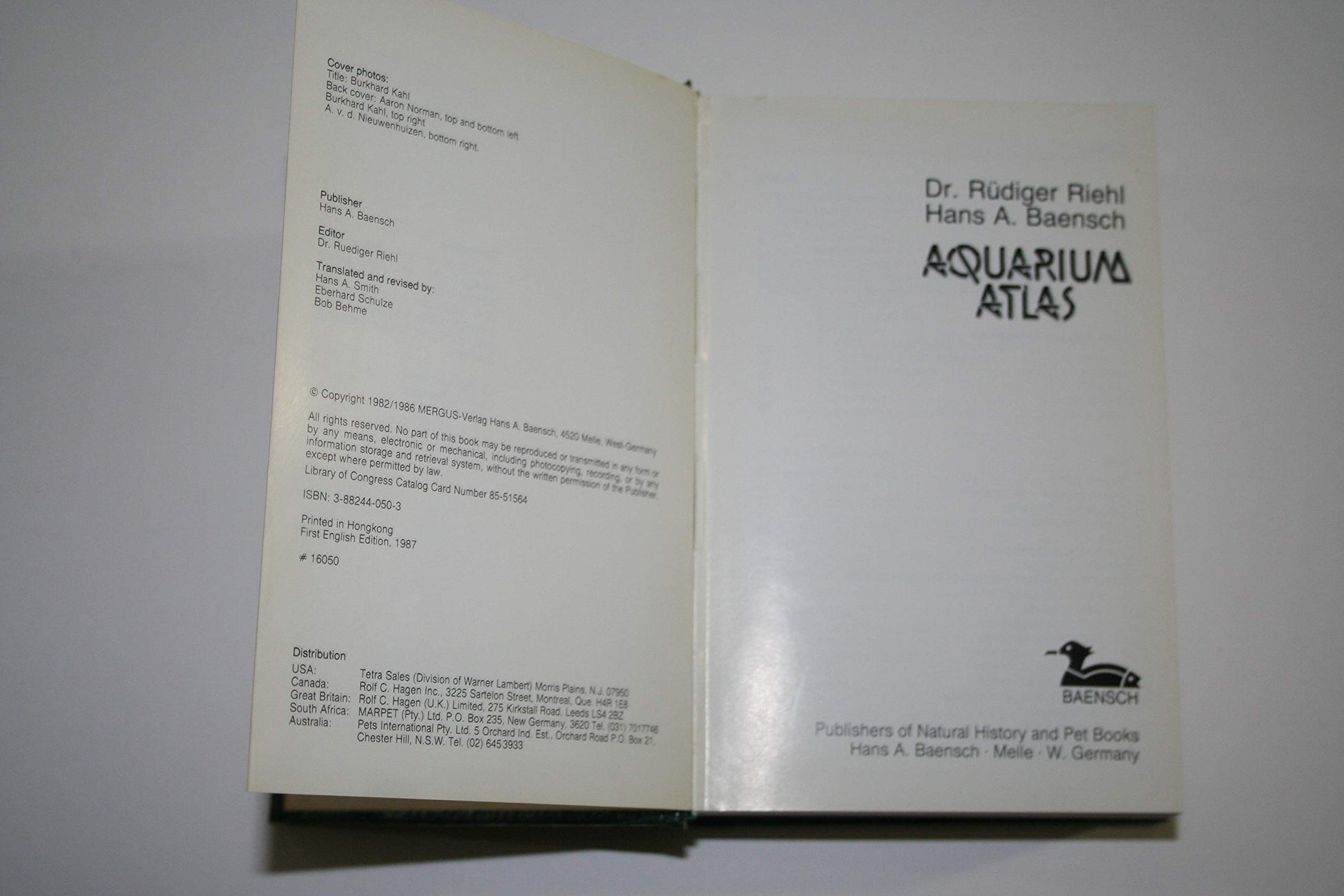 Aquarium Atlas, Vol. 1