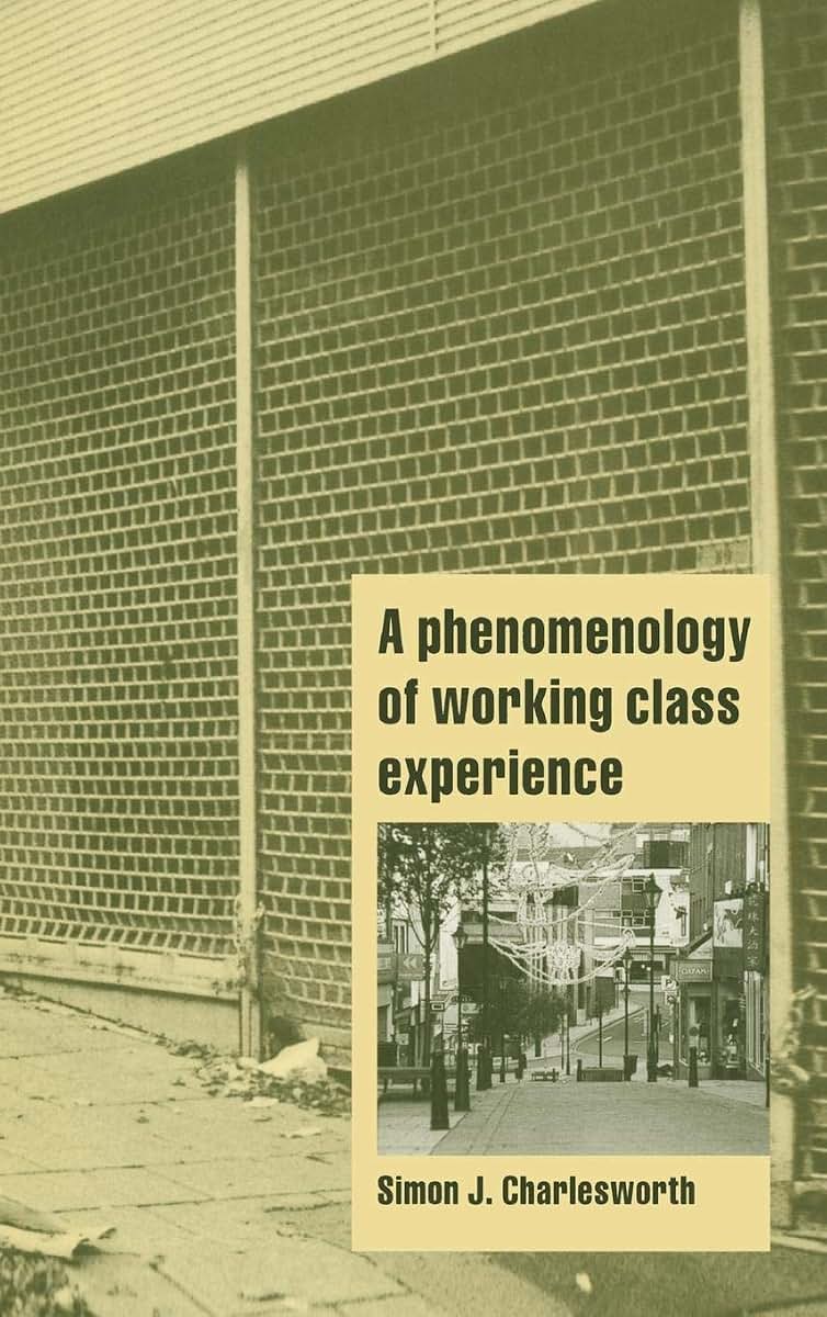 A Phenomenology of Working-Class Experience (Cambridge Cultural Social Studies)