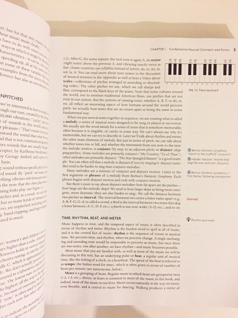 Music Then and Now — back cover