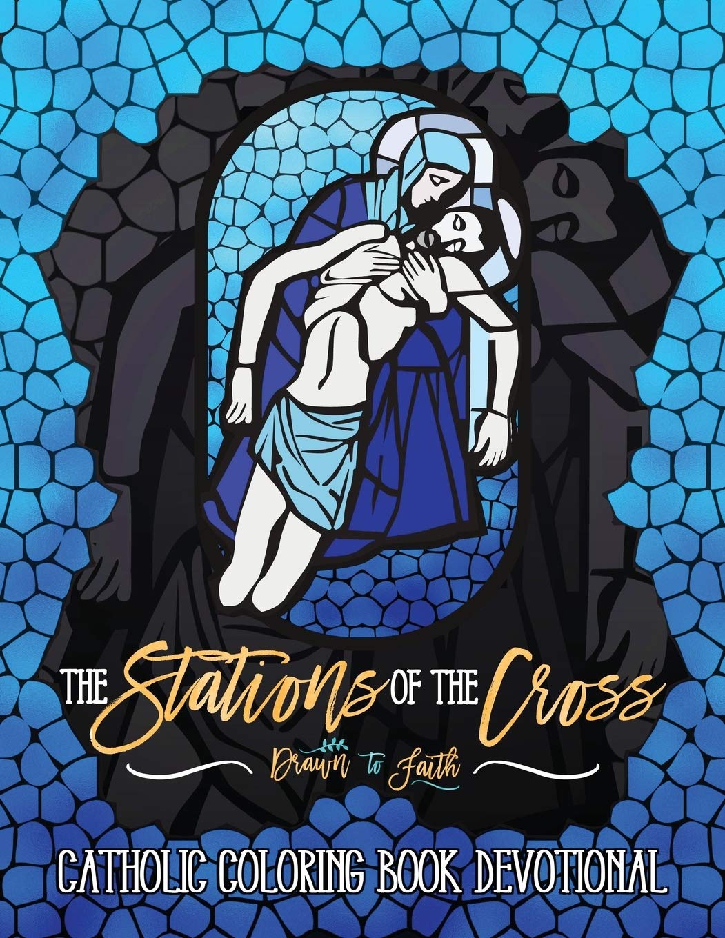 The Stations of the Cross: Catholic Coloring Book Devotional