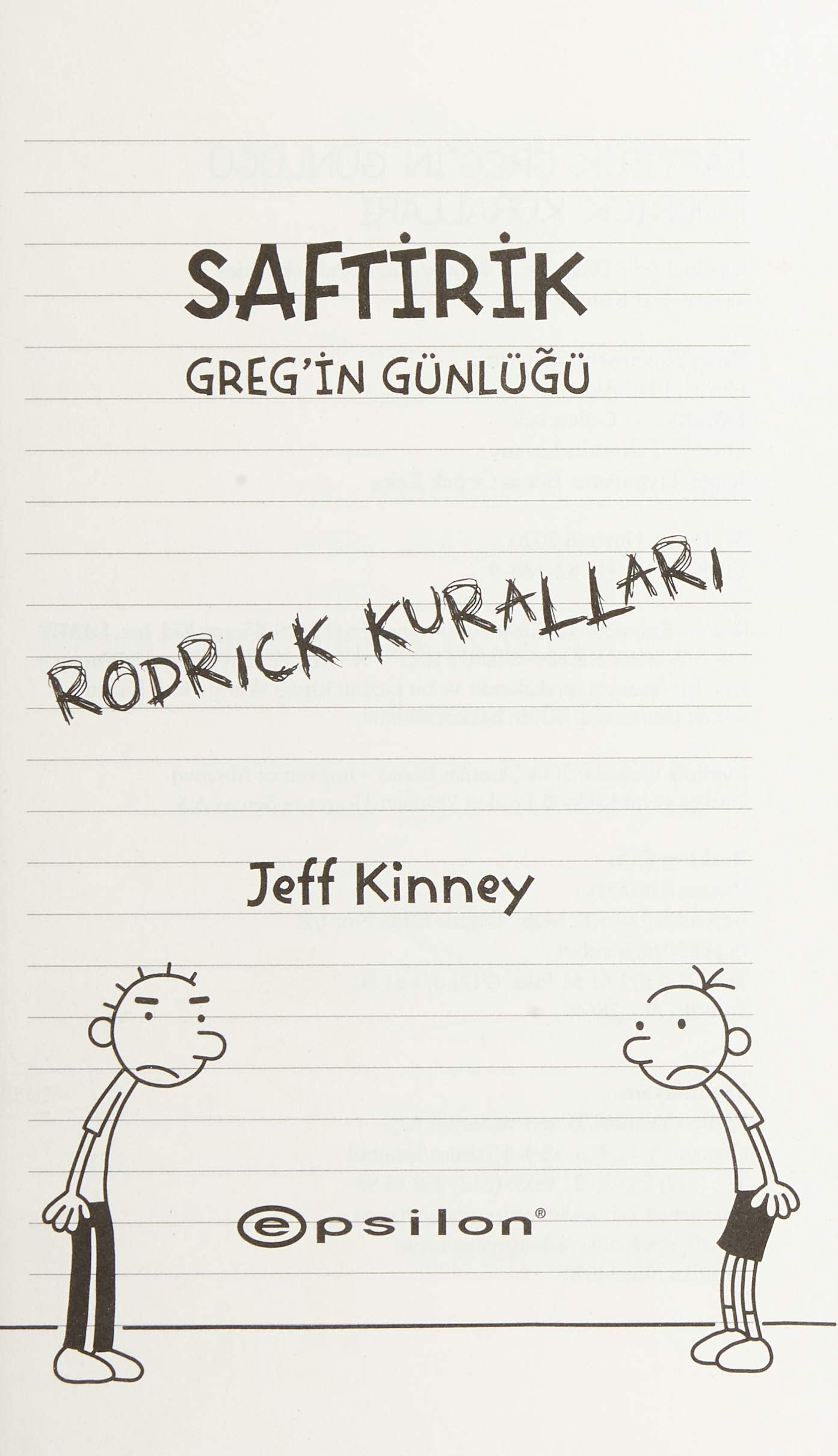 Saftirik Greg'in Gnlg 2. Kitap: Rodrick Kurallari (Turkish Edition)