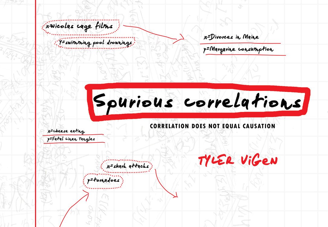 Spurious Correlations by Tyler Vigen (New Paperback)
