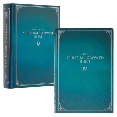 The Spiritual Growth Bible, Study Bible, NLT - New Living Translation Holy Bible, Hardcover, Teal (NLT Spiritual Growth Bible)