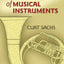 The History of Musical Instruments (Dover Books On Music: Instruments)