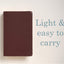 KJV Personal Size Giant Print Bible, Filament Enabled (Genuine Leather, Burgundy, Indexed, Red Letter): Includes Free Access to the Filament Bible App ... Notes, Devotionals, Worship Music, and Video
