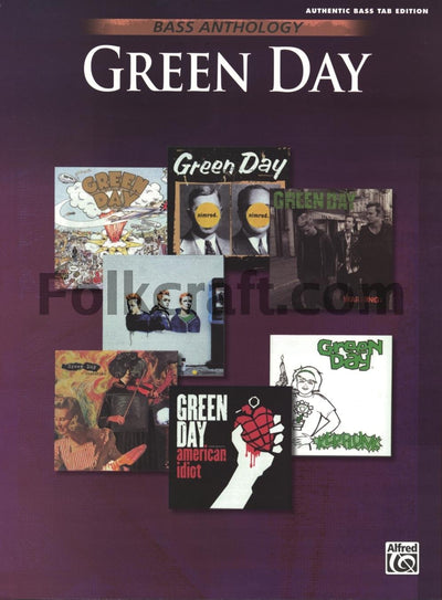 Bass Anthology: Green Day, Authentic Bass Tab Edition (Bass Anthology Series)