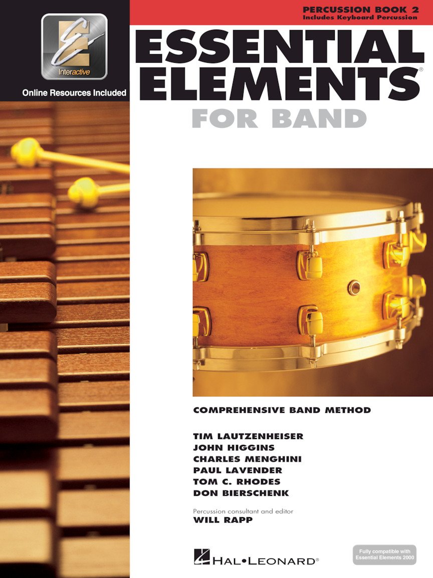 Essential Elements for Band - Percussion and Keyboard Percussion Book 2 with EEi Online Access  Intermediate Percussion Method and Sheet Music for Students and Teachers  Comprehensive Band Method