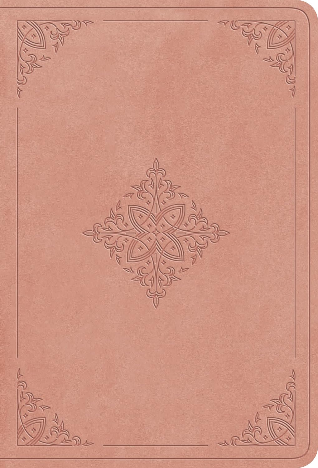 ESV Value Large Print Compact Bible (TruTone, Pink, Fleur-de-lis Design)