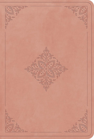 ESV Value Large Print Compact Bible (TruTone, Pink, Fleur-de-lis Design)