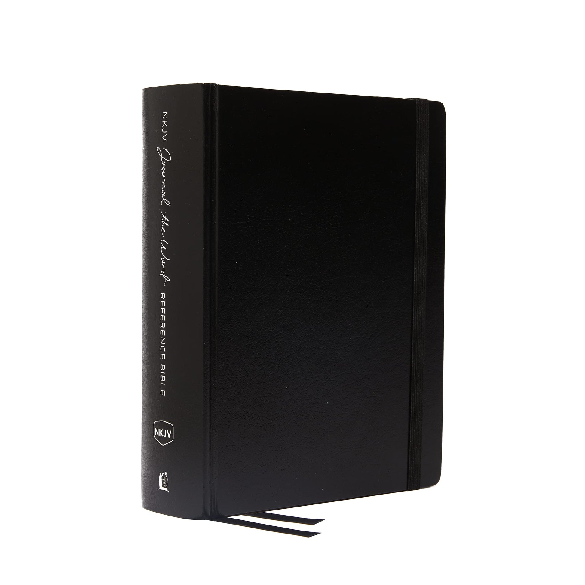 NKJV, Journal the Word Reference Bible, Hardcover, Black, Red Letter, Comfort Print: Let Scripture Explain Scripture. Reflect on What You Learn.