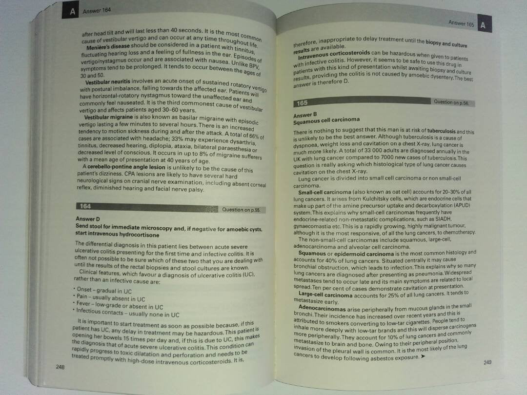 Best of Five Questions for MRCP Part 1