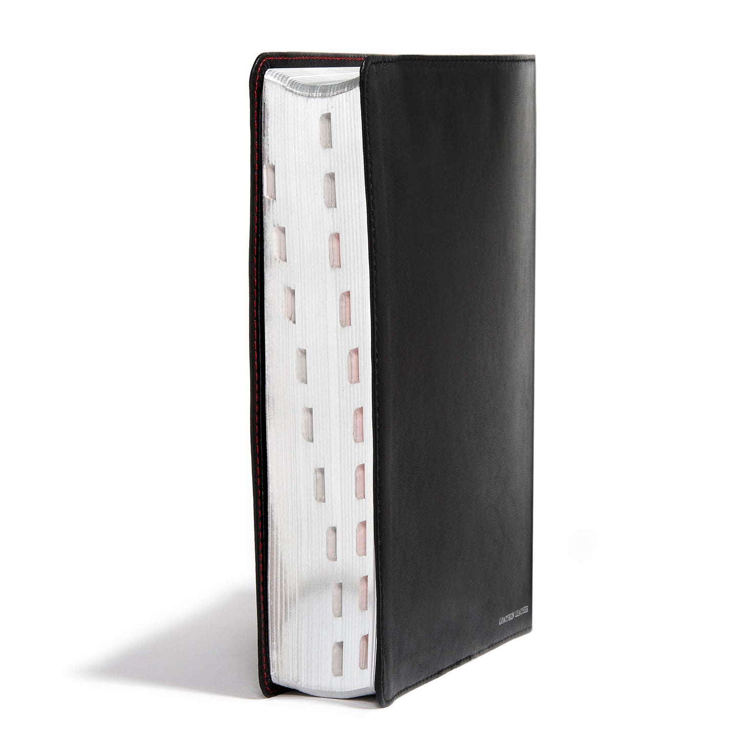 CSB Spurgeon Study Bible, Black Genuine Leather, Indexed, Black Letter, Study Notes, Quotes, Sermons Outlines, Ribbon Marker, Sewn Binding, Easy-to-Read Bible Serif Type