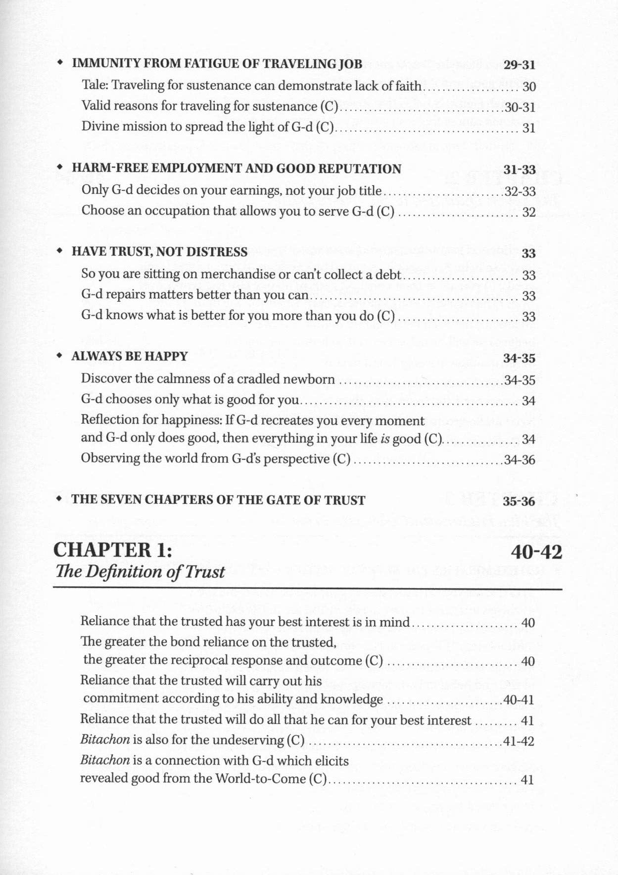 Shaar HaBitachon With Commentary From Classical and Chassidic Sources