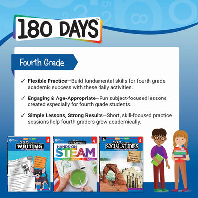 180 Days: Science for Fourth Grade: Practice, Assess, Diagnose