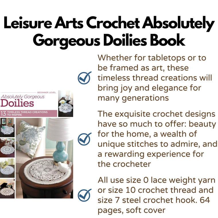 Absolutely Gorgeous Doilies — back cover