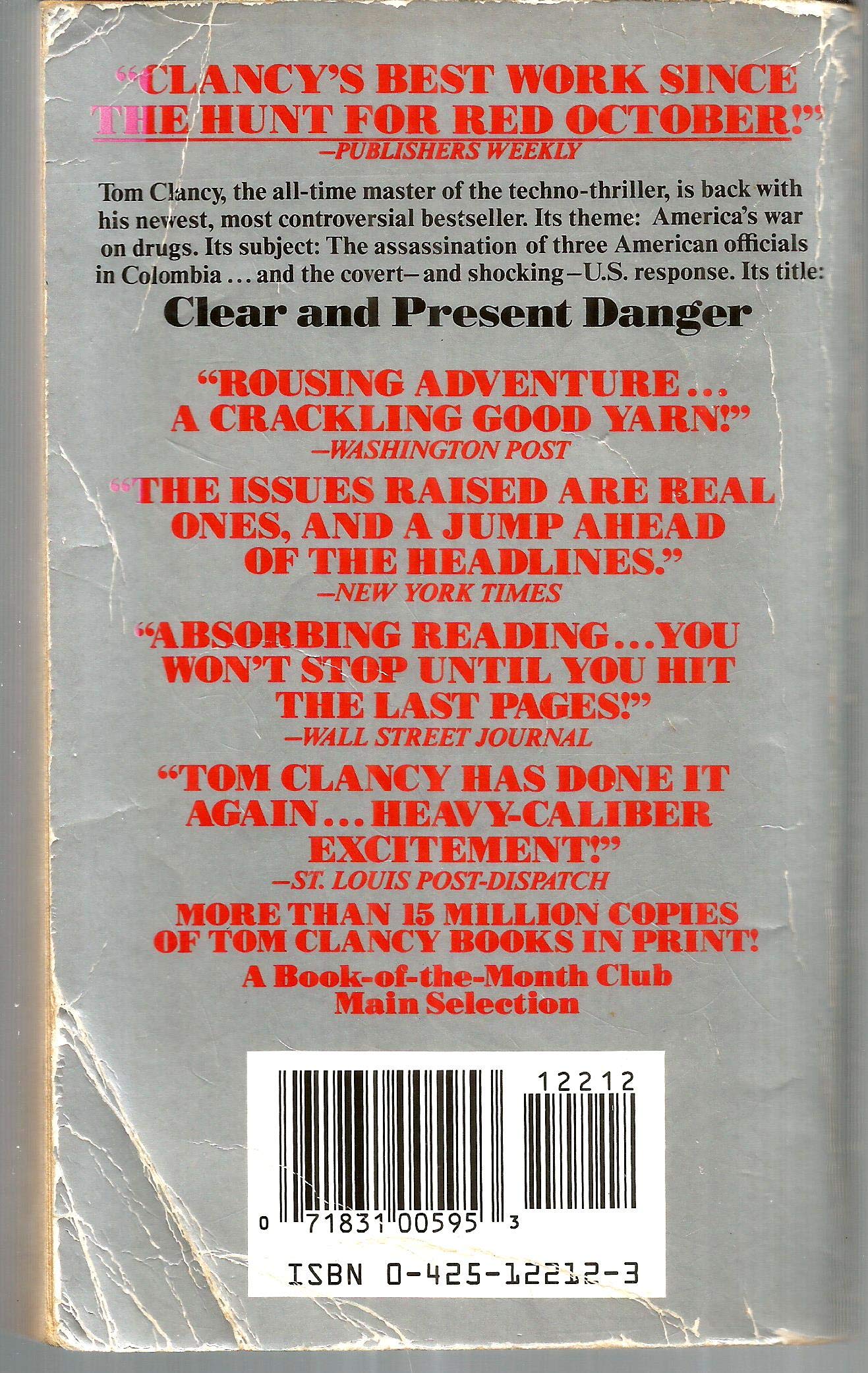 Clear and Present Danger (A Jack Ryan Novel)