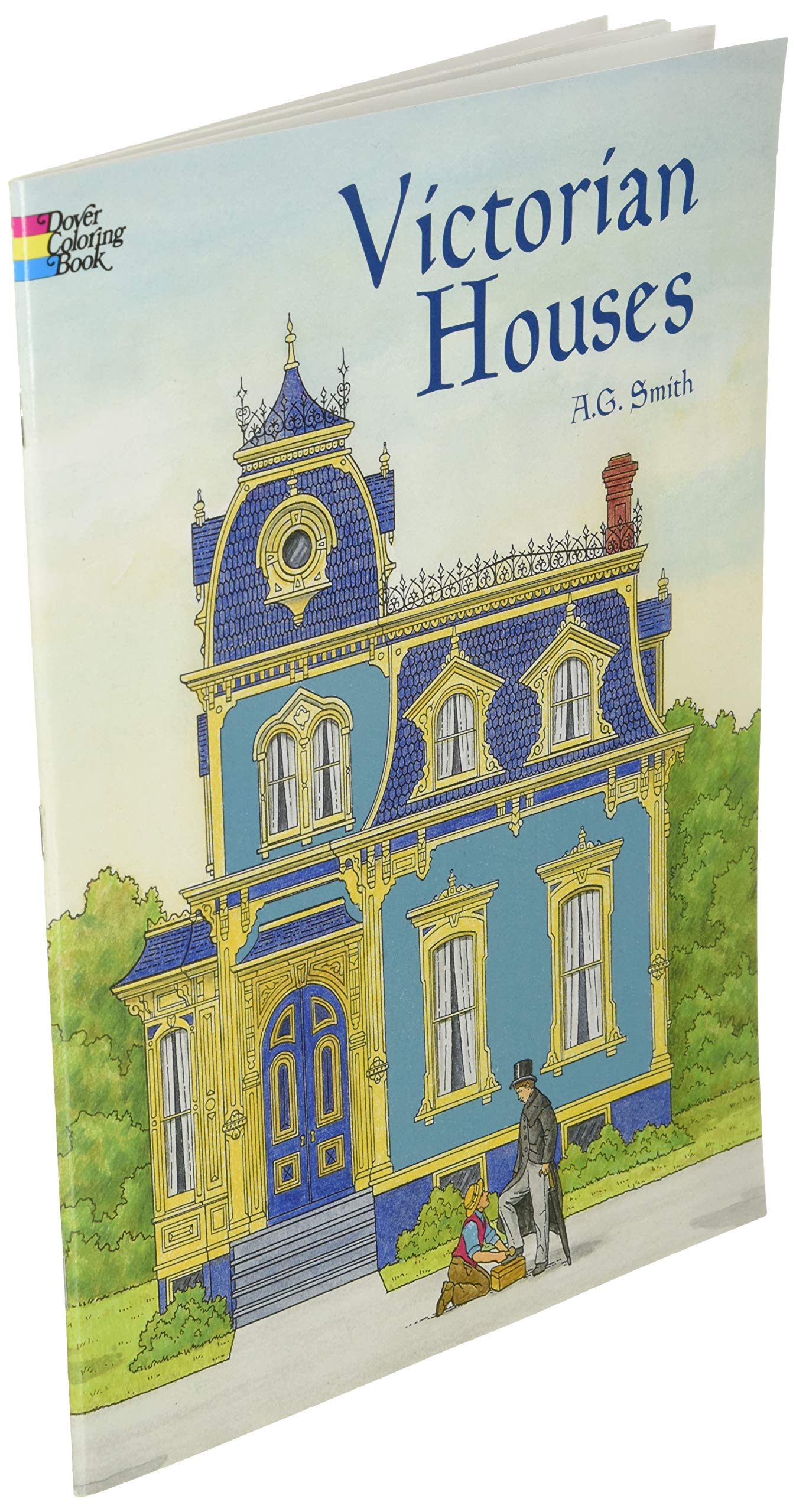 Victorian Houses Coloring Book (Dover American History Coloring Books)