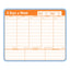 Knock Knock 5 Days a Week Paper Mouse Pad, Weekly Calendar Pad Tear Off & Daily To Do List Pad, 9.5 x 8-inches