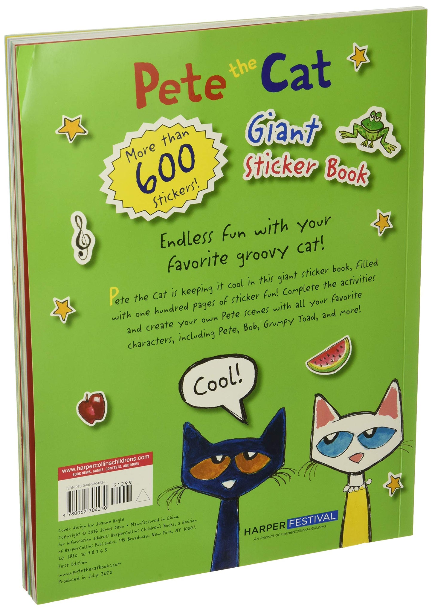 Pete the Cat Giant Sticker Book