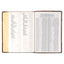 KJV Holy Bible, Giant Print Full-size Faux Leather Red Letter Edition - Thumb Index & Ribbon Marker, King James Version, Two-tone Brown (KJV Full Size GP Editions)