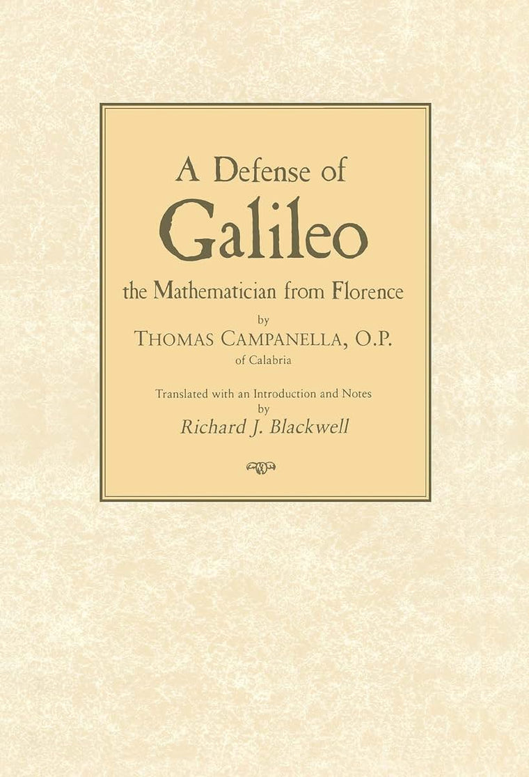 Defense of Galileo: The Mathematician from Florence