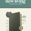 NLT Large Print Thinline Reference Bible, Filament Enabled (Genuine Leather, Olive Green, Indexed, Red Letter)