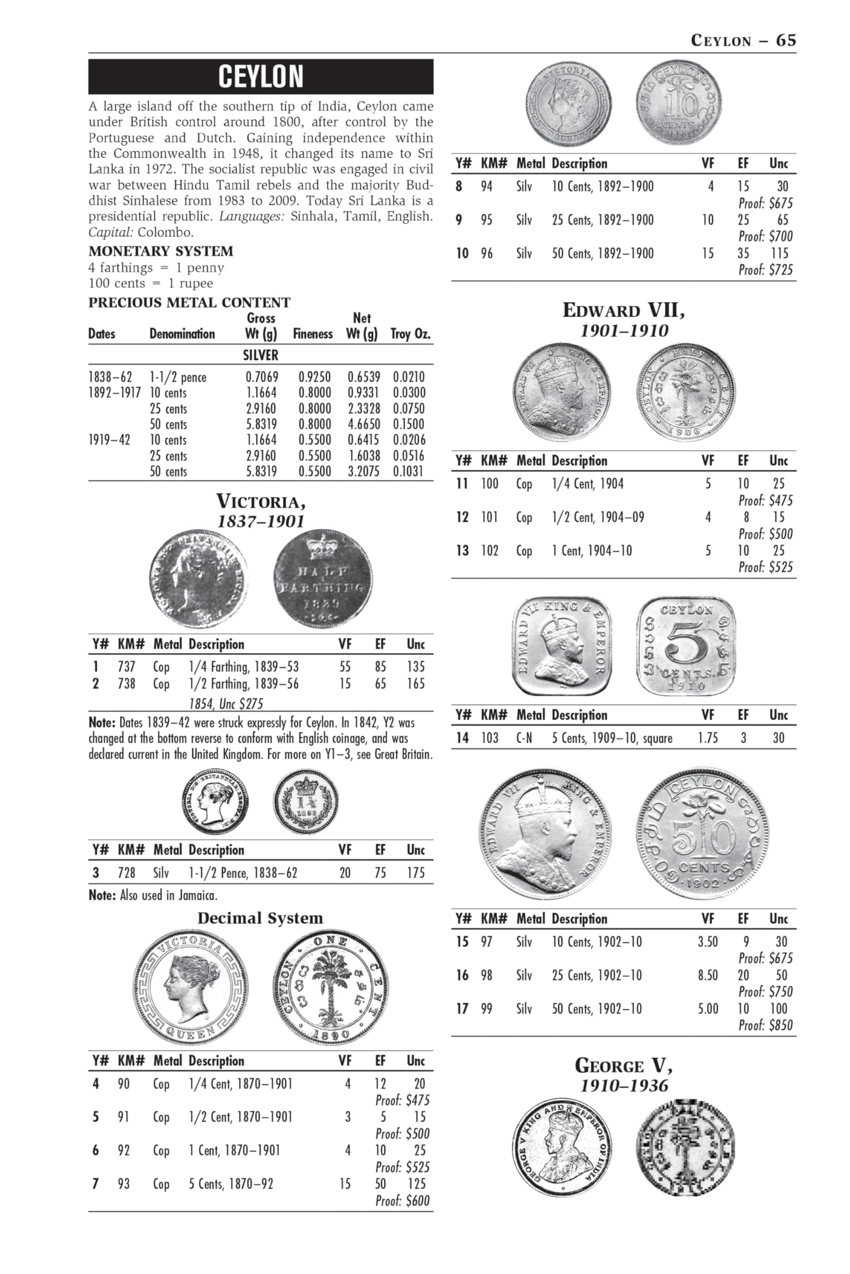 Catalog of Modern World Coins 1850-1964, 15th Edition