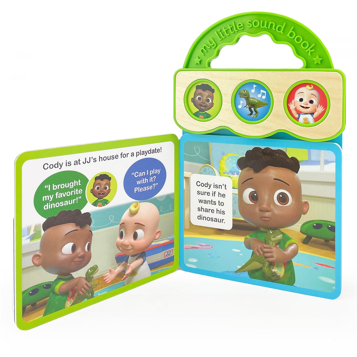 CoComelon Best Friends JJ & Cody 3-Button Sound Board Book for Babies and Toddlers (Cocomelon: My Little Sound Book)