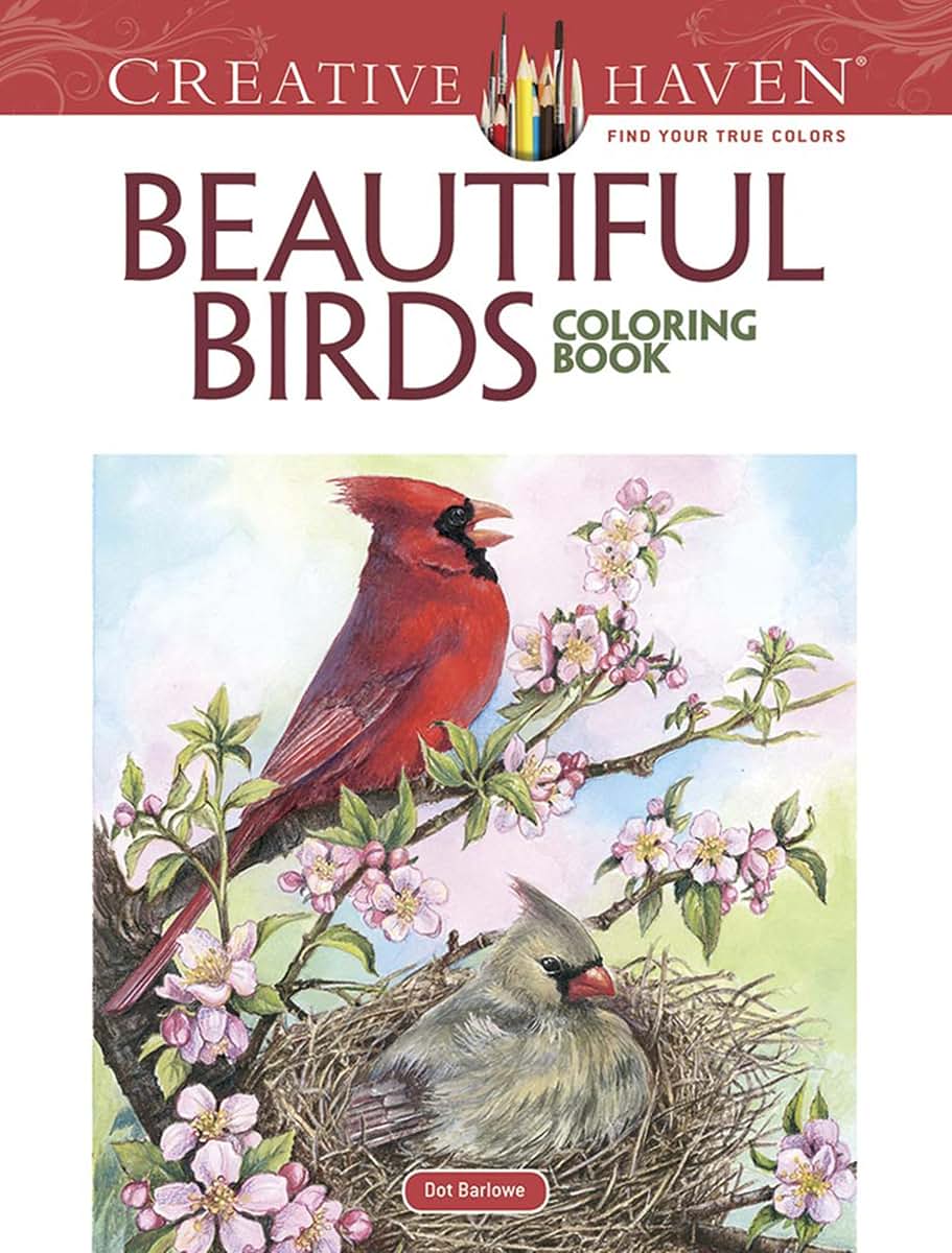 Adult Coloring Beautiful Birds Coloring Book (Adult Coloring Books: Animals)