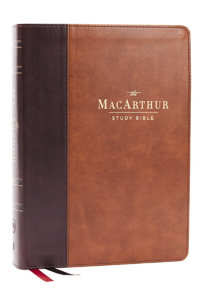 LSB, MacArthur Study Bible, Brown Leathersoft, Comfort Print, Thumb Indexed: Unleashing God's Truth One Verse at a Time (Holy Bible, Legacy Standard Bible)