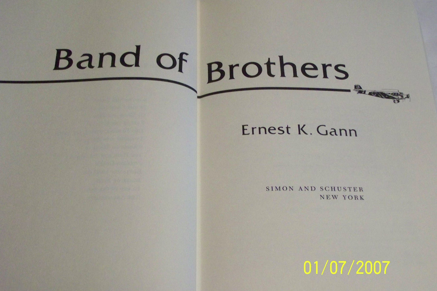 Band of Brothers by Ernest Gann