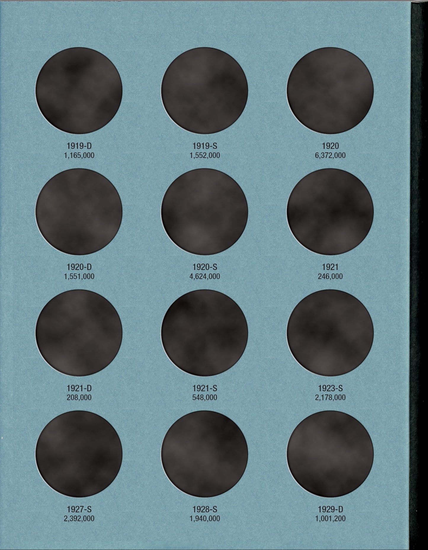 Official Whitman Coin Folder - Liberty Walking Half Dollars Collection #1: 1916-1936 (Liberty Walking, 1916-36)