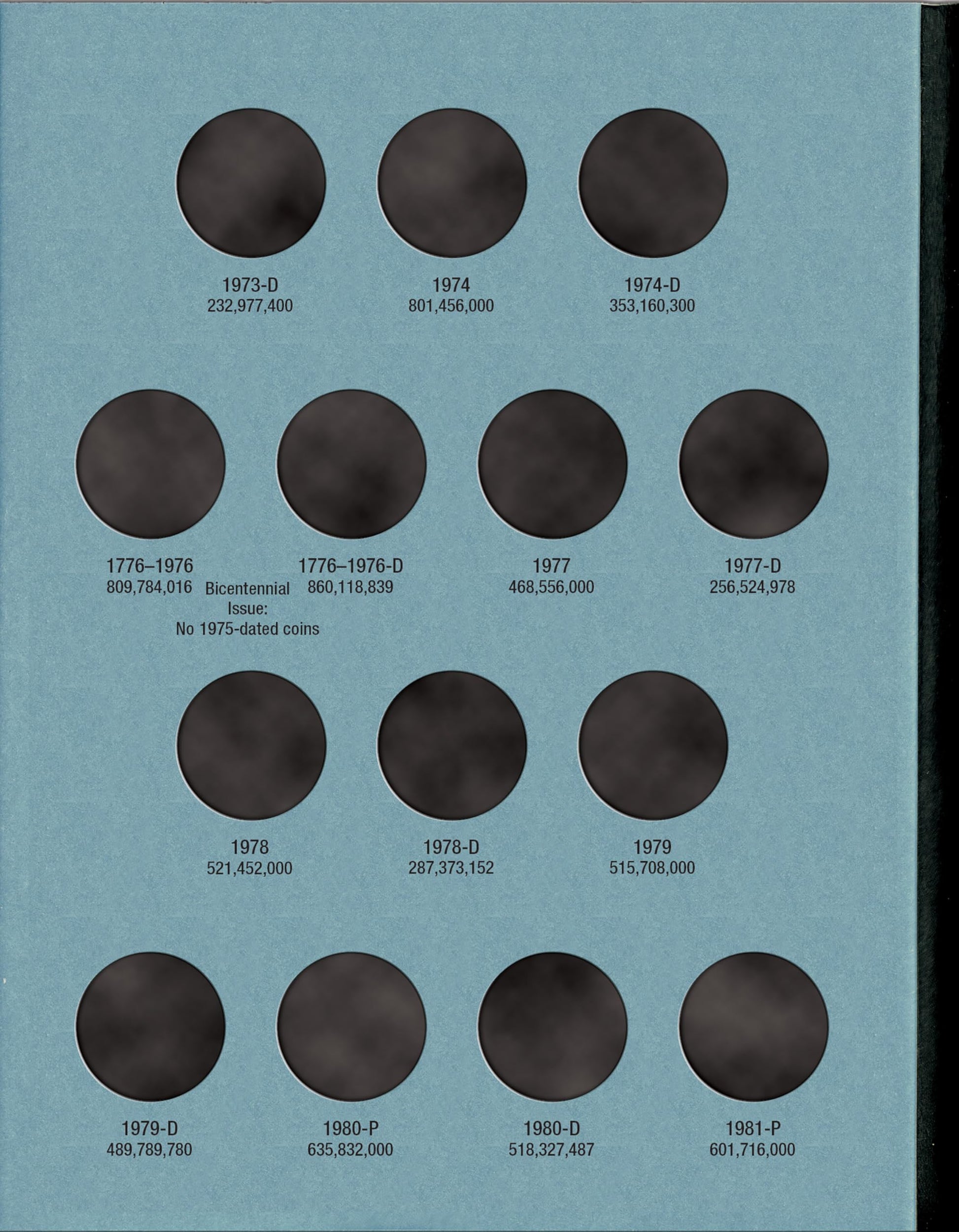Washington Quarters: Collection 1965-1987, Number Three (Official Whitman Coin Folder)