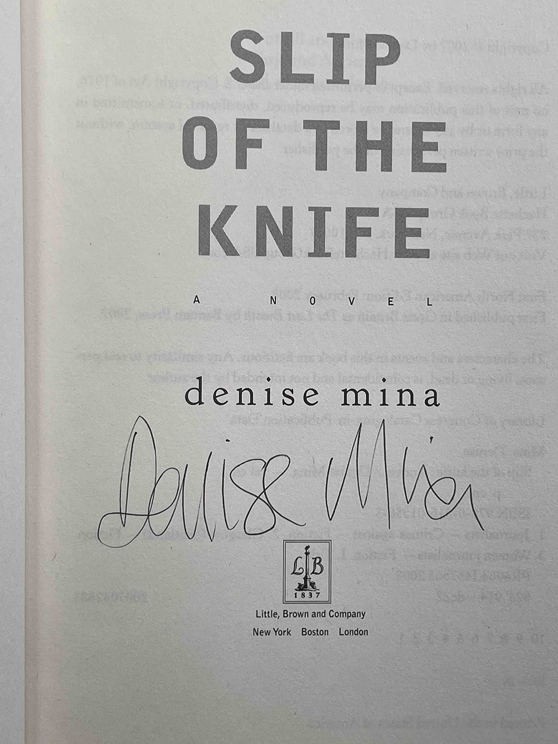 Slip of the Knife: A Novel