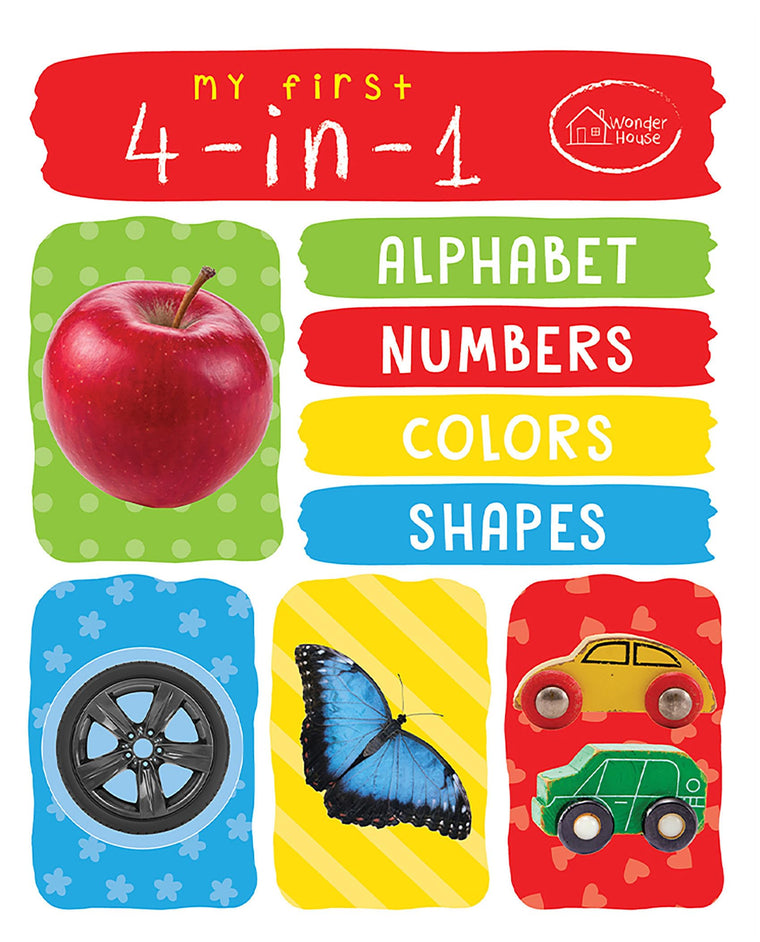 My First 4 In 1 Alphabet Numbers Colours Shapes: Padded Board Books