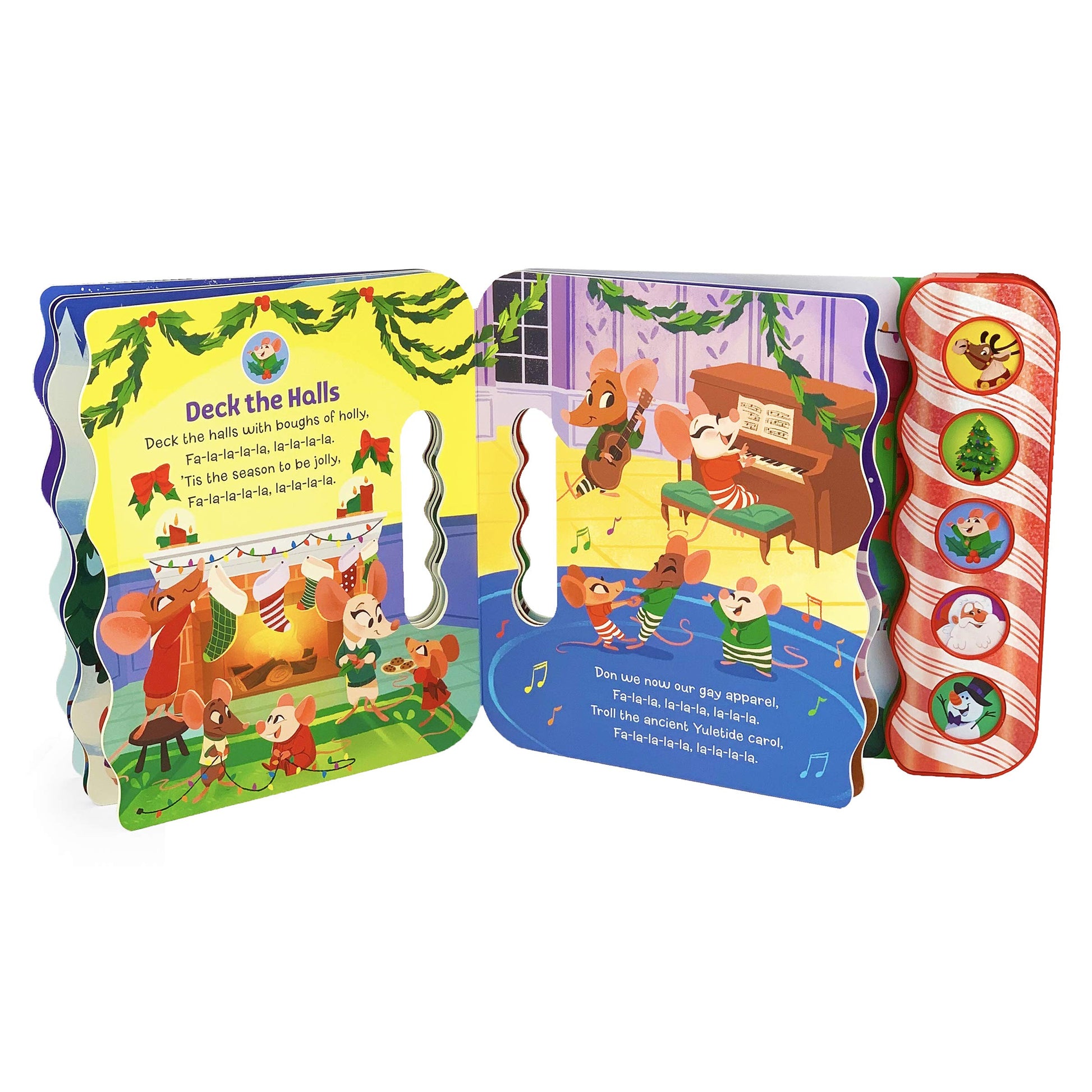 Holly Jolly Santa Songs - Children's Christmas Book with Fun and Festive Sounds for Kids 2-5 (Early Bird Song Book)