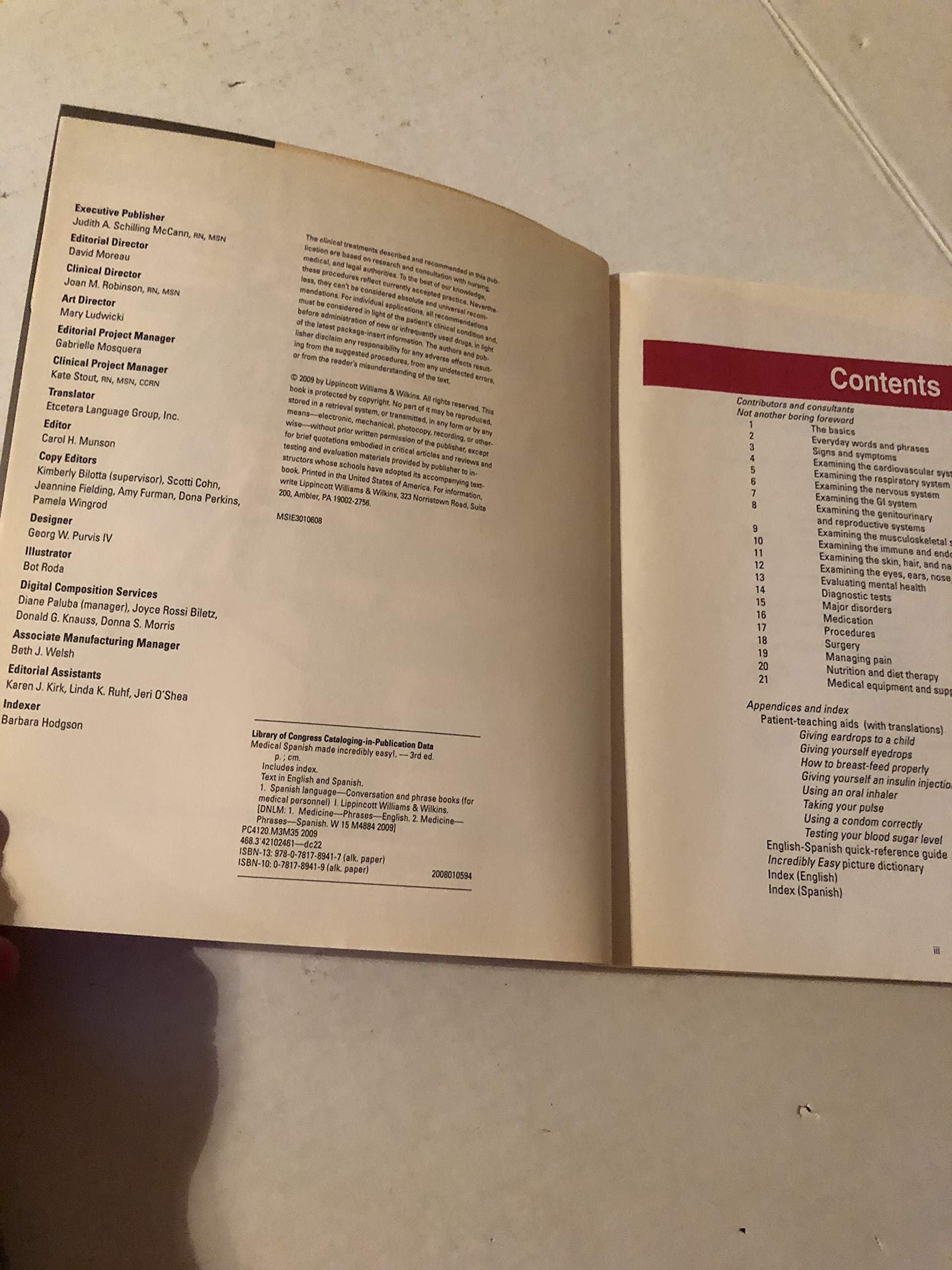 Medical Spanish Made Incredibly Easy! (Incredibly Easy! Series)