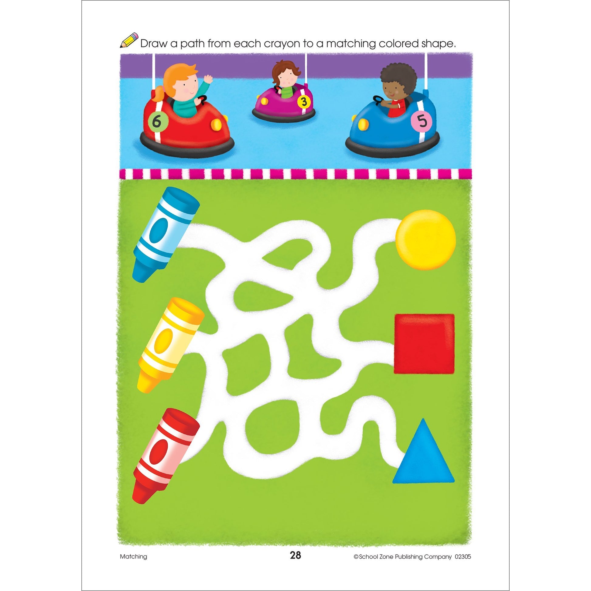 School Zone Preschool Scholar Workbook: 64 Pages, Pre-K, Kindergarten, Beginner Reading, Early Math, Science, ABCs, Writing, Problem Solving, Ages 3-5