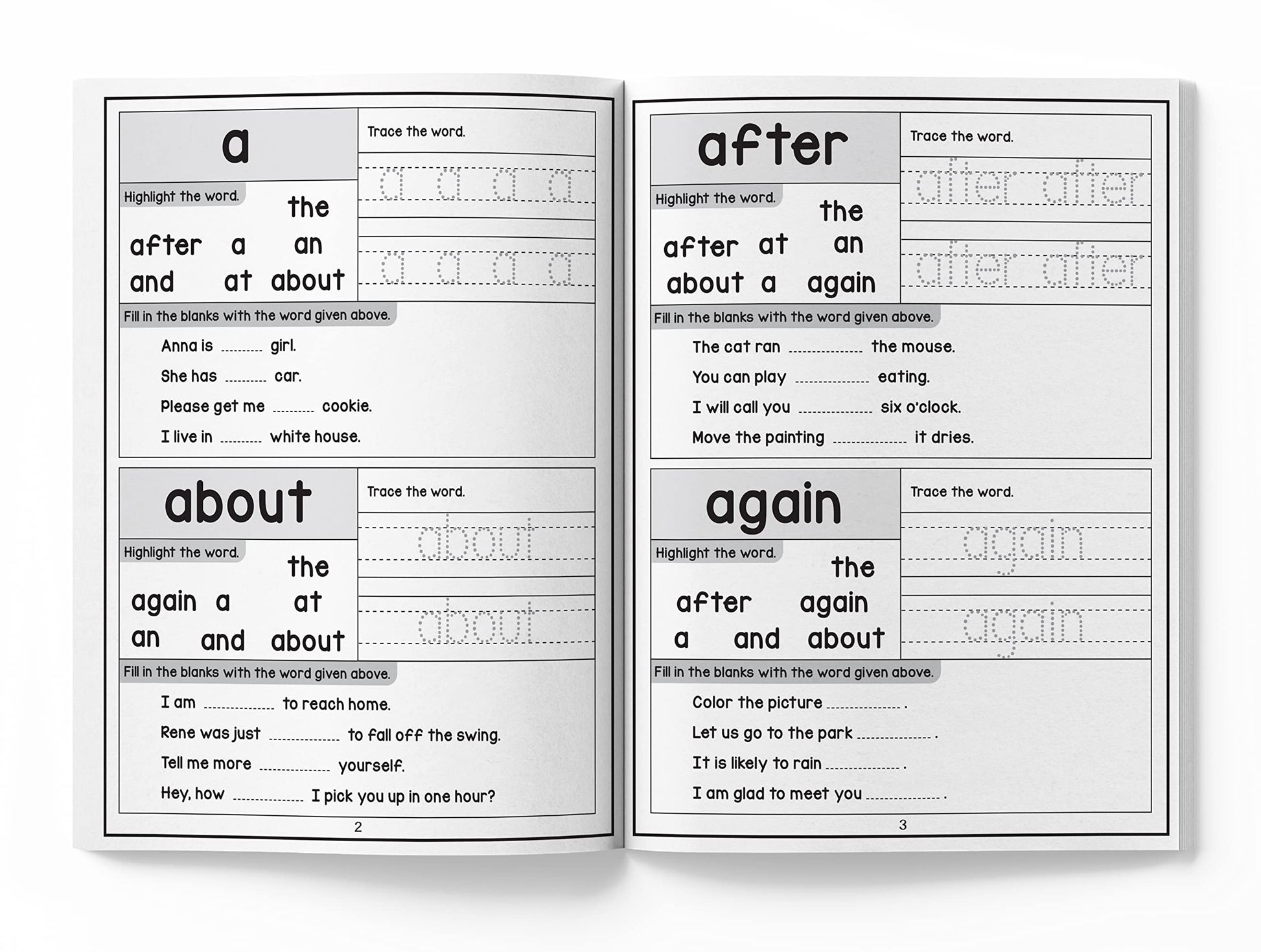 201 Sight Words And Sentence (With 800+ Sentences To Read): Activity Book For Children